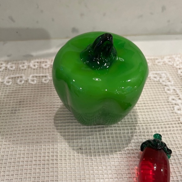 4 pieces of Murano hand blown glass vegetables Vintage Made in Italy - Picture 13 of 16